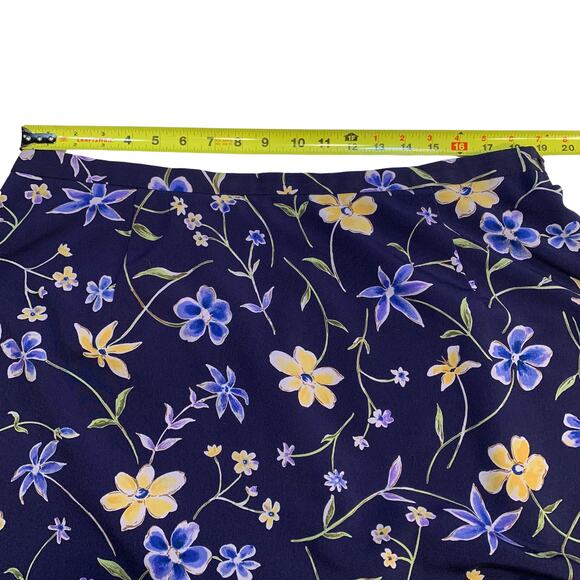 Vintage Requirements Woman Floral A-Line Plus Size Midi Skirt | Women's 2X - Picture 6 of 6